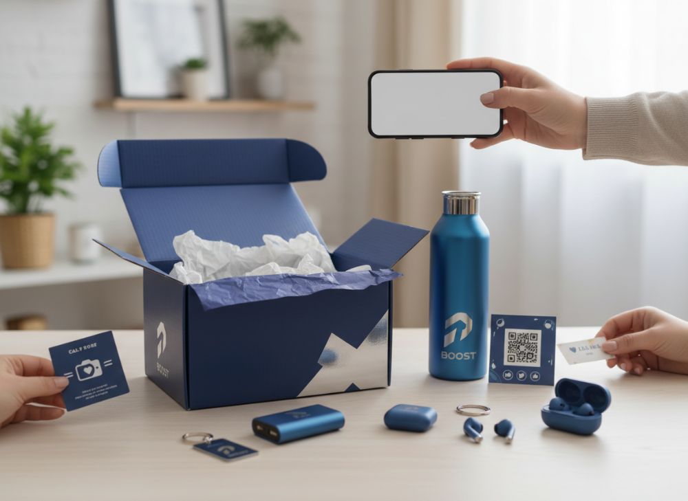 Markensichtbarkeit mit Verpackung und Social Media