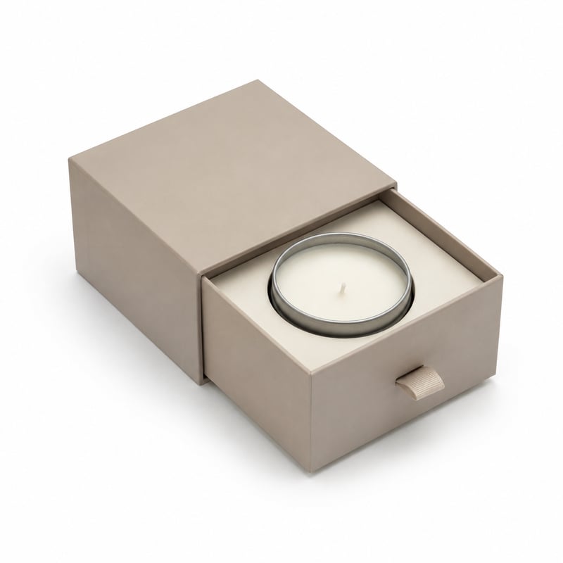 Schubladenbox für Kerzendose