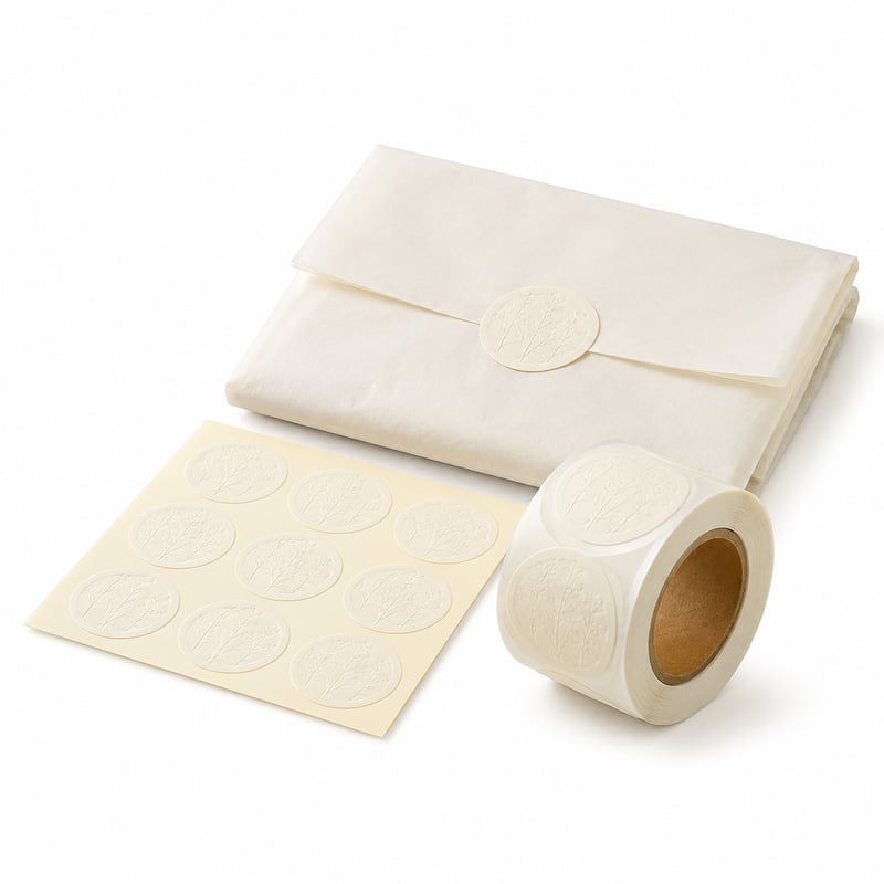 Geprägte Geschenk-Siegeletiketten