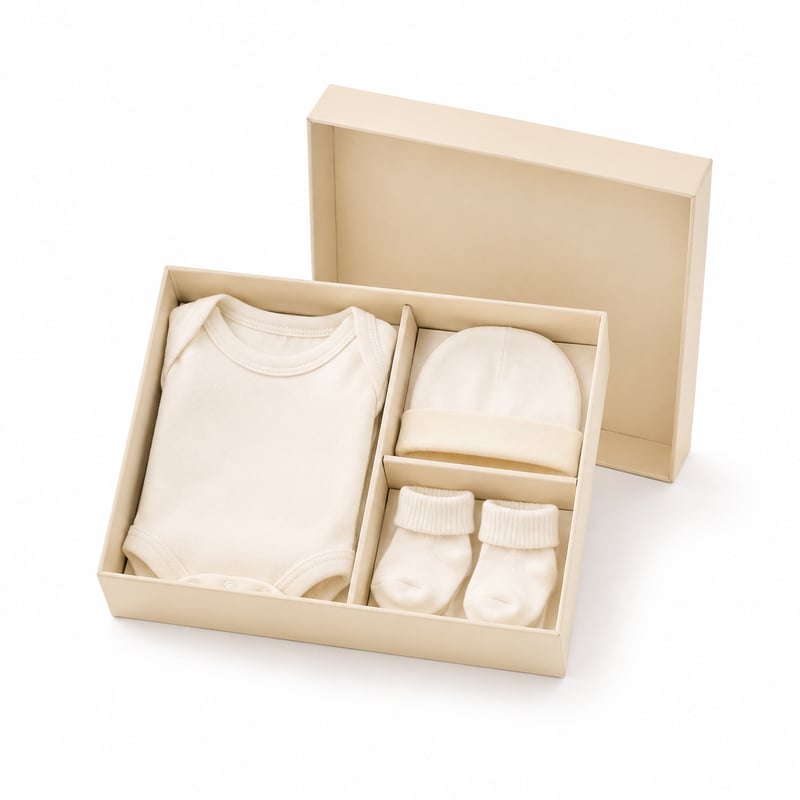Geschenkbox für Babybekleidung