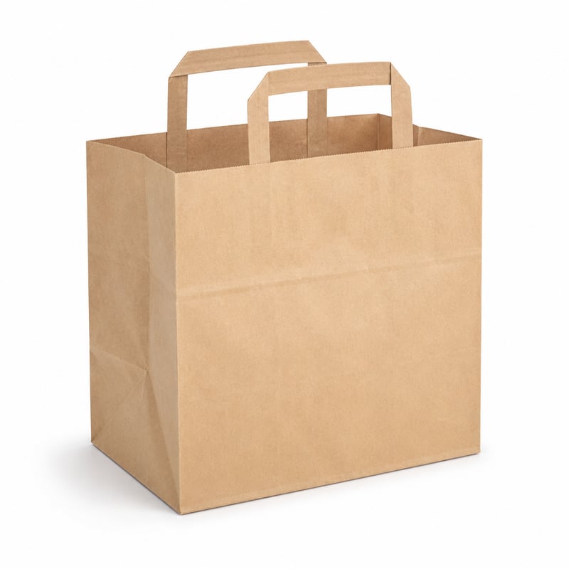 Papiertasche für Backwaren zum Mitnehmen