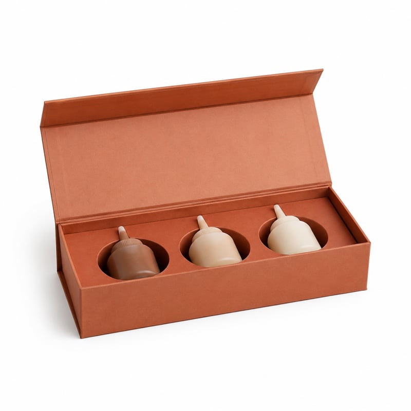 Stülpdeckelschachtel für Gewürztrio