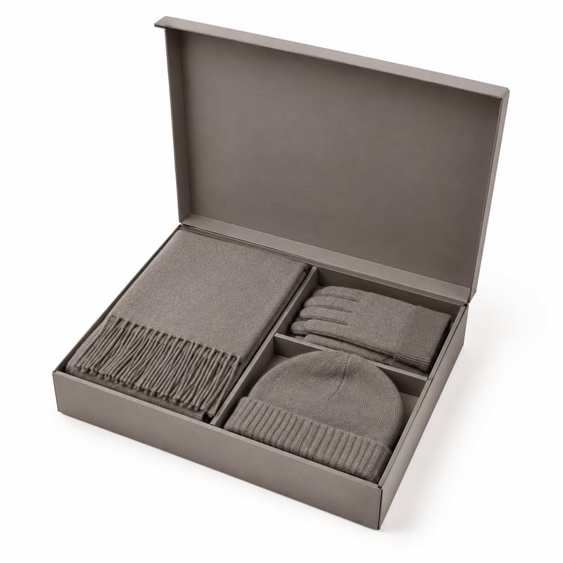 Stülpdeckelschachtel für Winteraccessoires