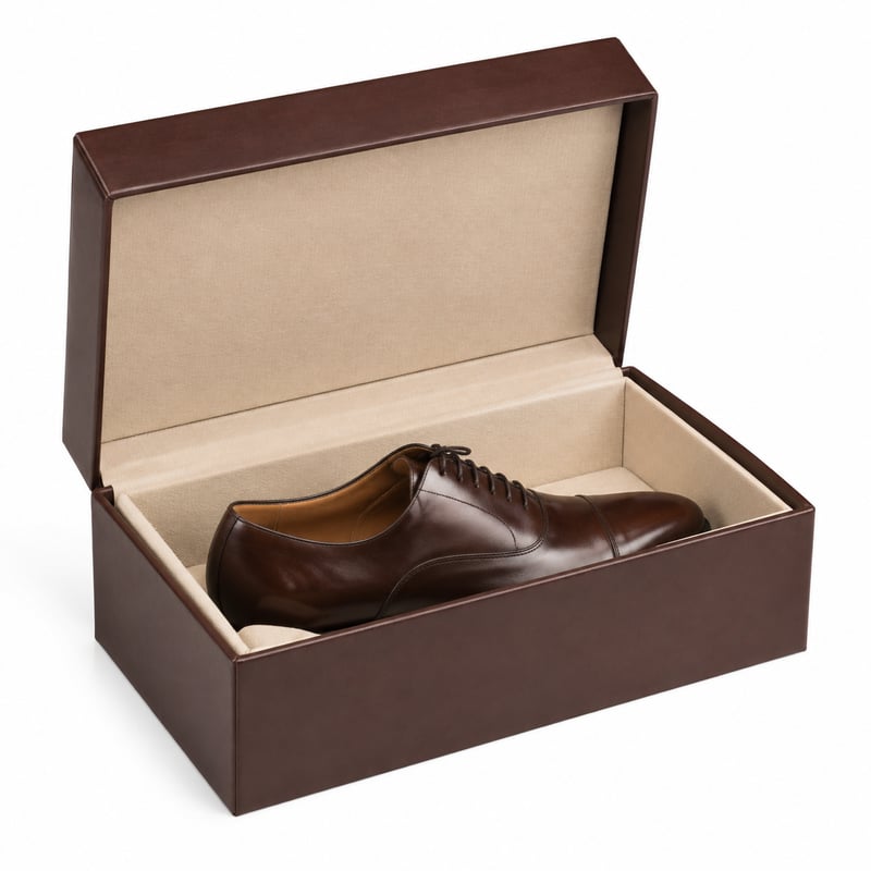 Stülpdeckelschachtel für Lederschuhe