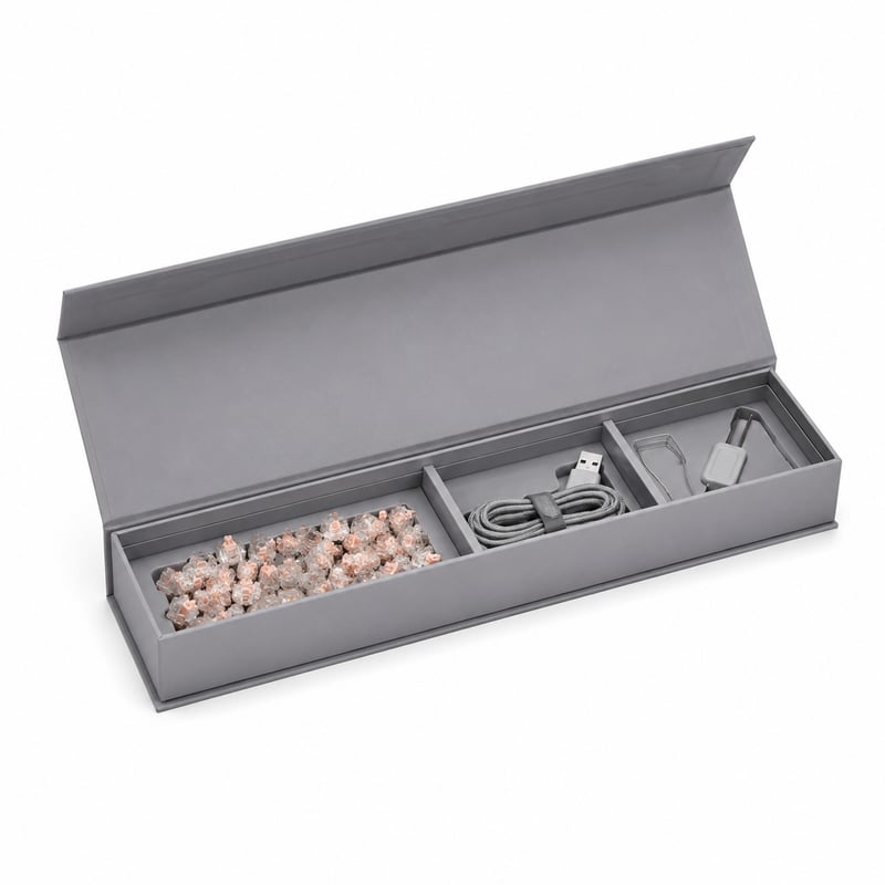 Stülpdeckelschachtel für Tastaturzubehör